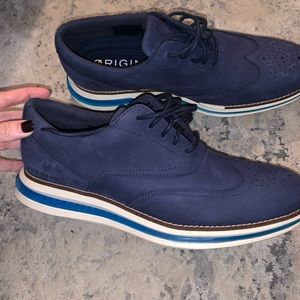 Cole Haan Men's Blue Originalgrand Energy Oxford